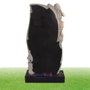 black tall granite headstone supplies