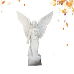 Granite angel statue，Grey