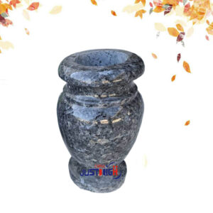 359-1 blue pearl granite flower memorial vase