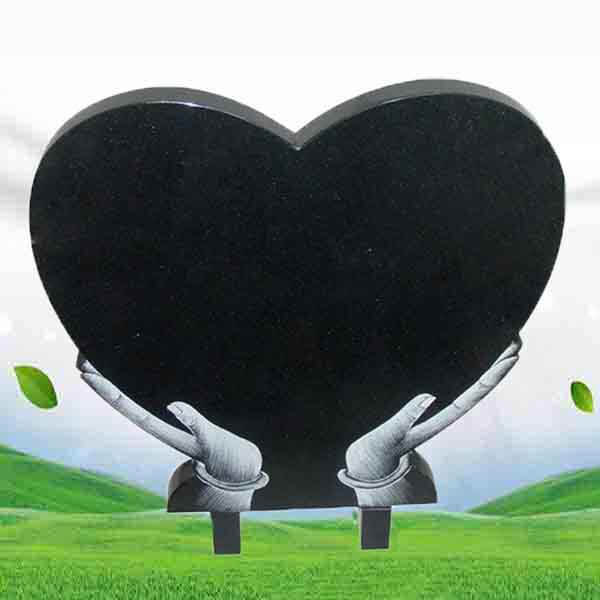 heart shape memorial plaque