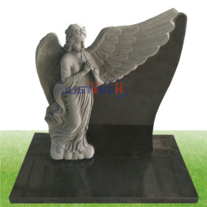 Angel carving headstone