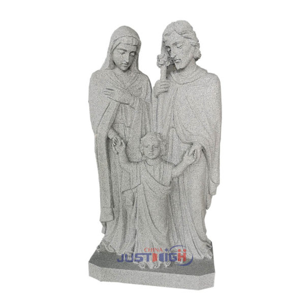Grey Holy Family Sculptures Religious