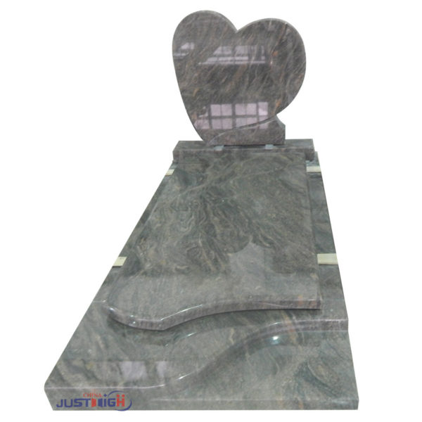 Heart shape granite headstone from china manufacturer