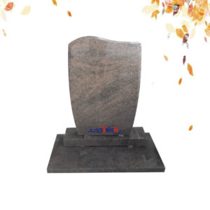 Himalaya Blue granite headstone