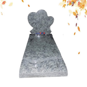 Vert Olive heart shape granite headstone supplier
