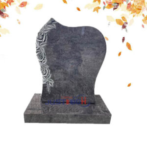 Flower carving granite stombstone wholesale from china