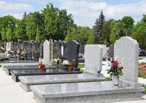 granite cemetery vases for headstones
