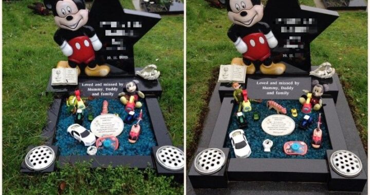 mickey mouse headstone