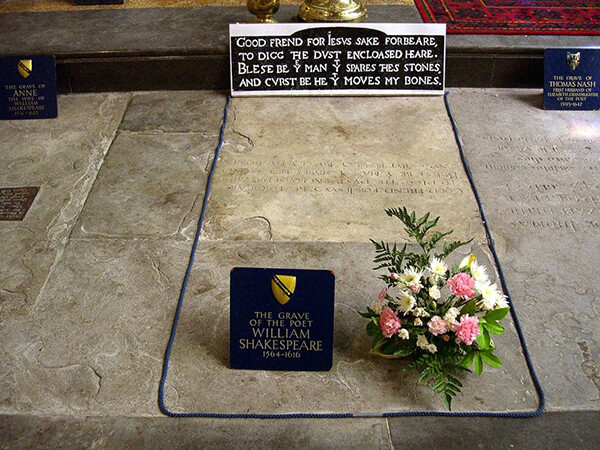 Epitaph Here lies William Shakespeare