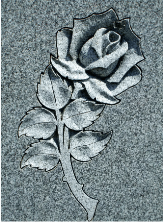 design rose tombstone
