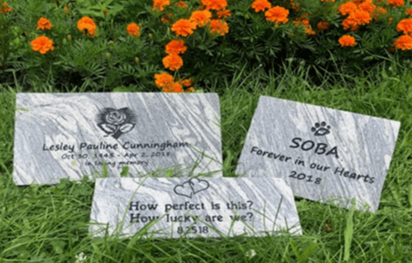pet memorial granite plaque