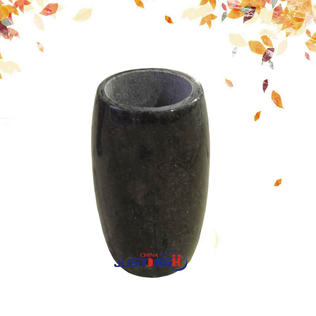 South africa black granite graveyard vase wholesale
