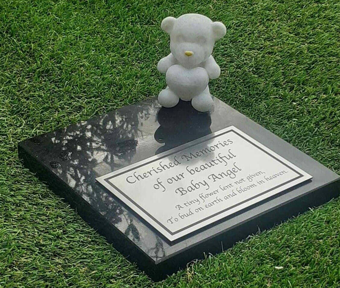 Personalised Granite Baby Memorial Plaque