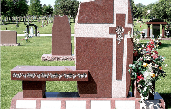 red granite headstone wholesale from china