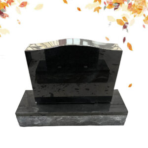 wholesake india black granite upright headstone