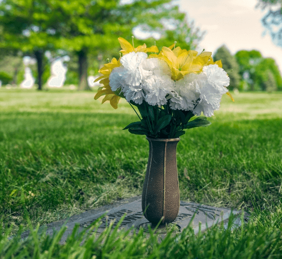 Bronze Flower Vases