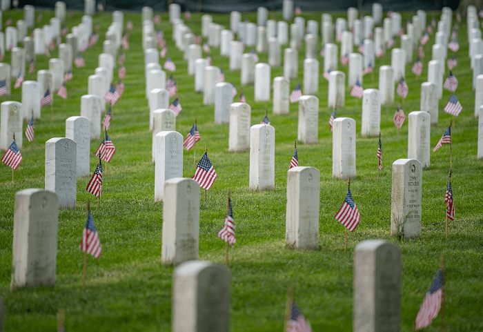Headstones at Military Cemeteries