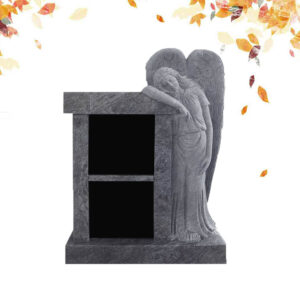 angel granite headstone tombstone Cremation Columbariums-1