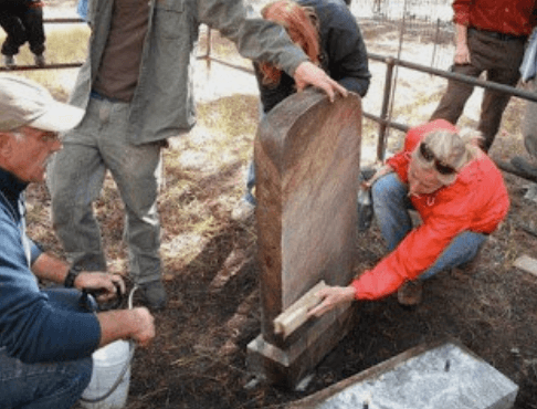 how to clean and polish granite headstone