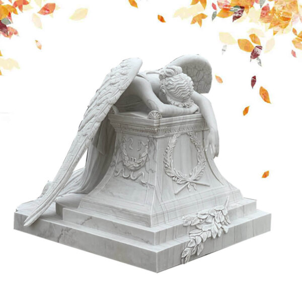 marble angel headstone sculpture2 (1)