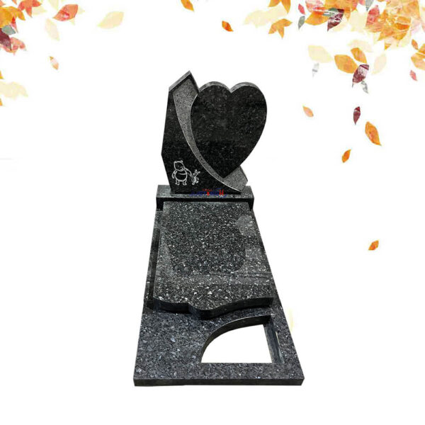 heart shape granite tombstone factory