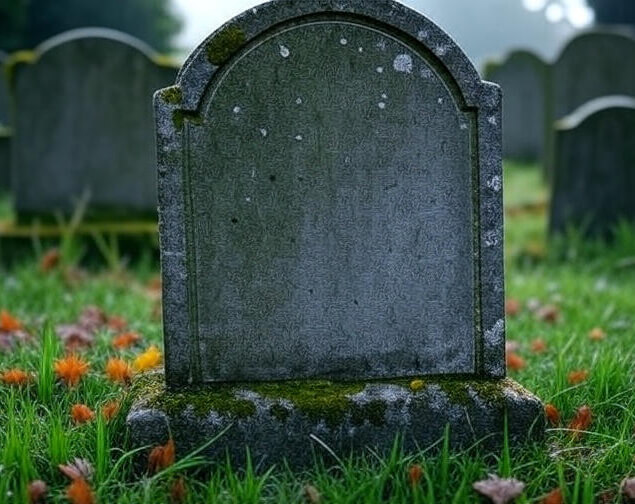 What does a blank gravestone mean 2
