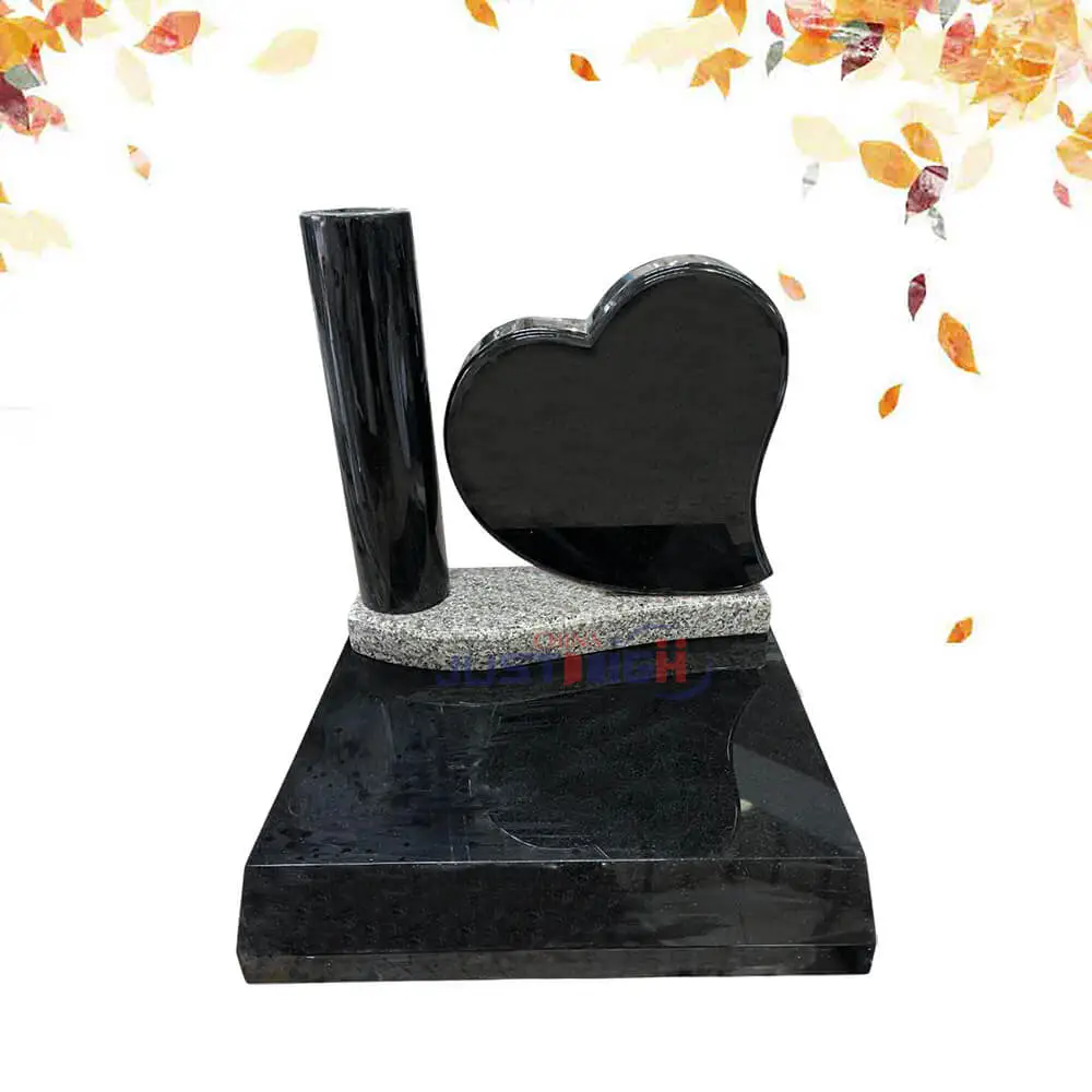 1314-1-Custom-black-shaped-granite-tombstone Custom-black-shaped-granite-tombstone