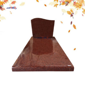 India black granite headstone