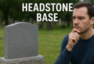 What is the base of a gravestone called