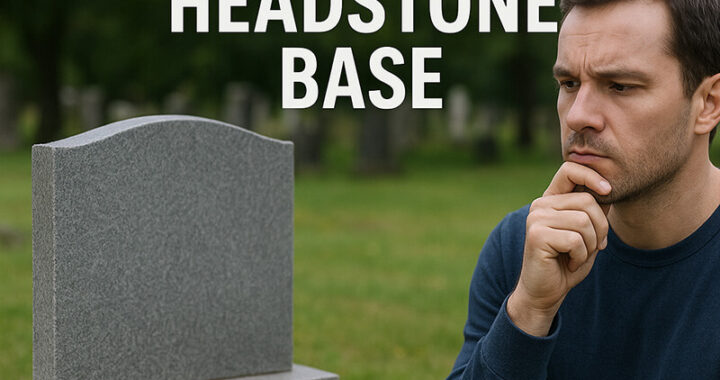 What is the base of a gravestone called
