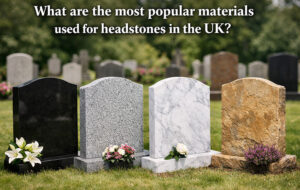 What are the most popular materials used for headstones in the UK