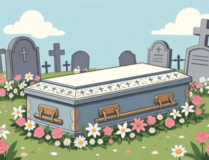 How does the type of casket and burial method affect the preservation of an embalmed body2