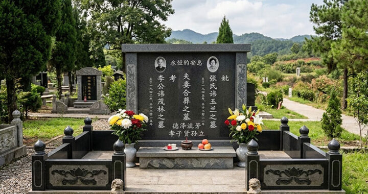 Can husband and wife be buried in the same grave