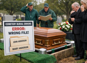What are the most common mistakes made by cemeteries when burying individuals3