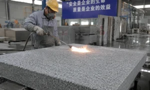 What are the differences between flamed and polished granite2
